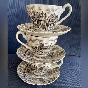 6 Teacups & Saucers